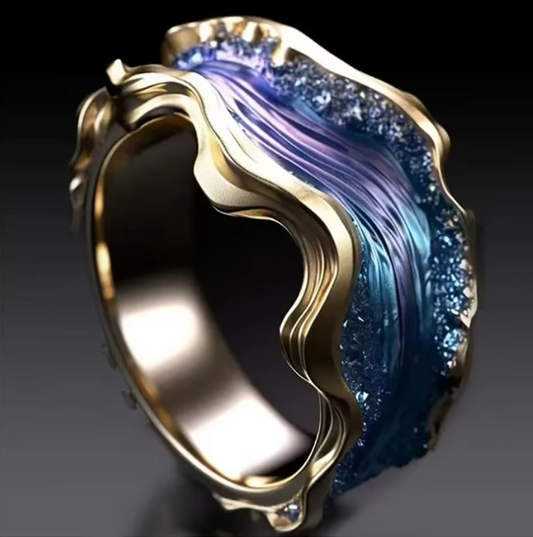 Vintage Ocean Ring