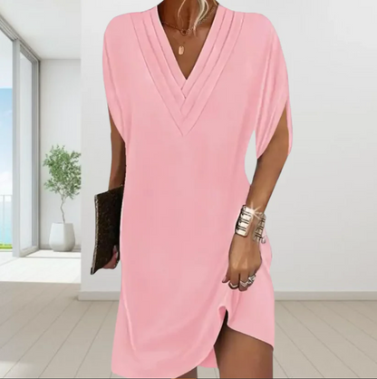 Selia™ | Elegant Dress with V-Neck