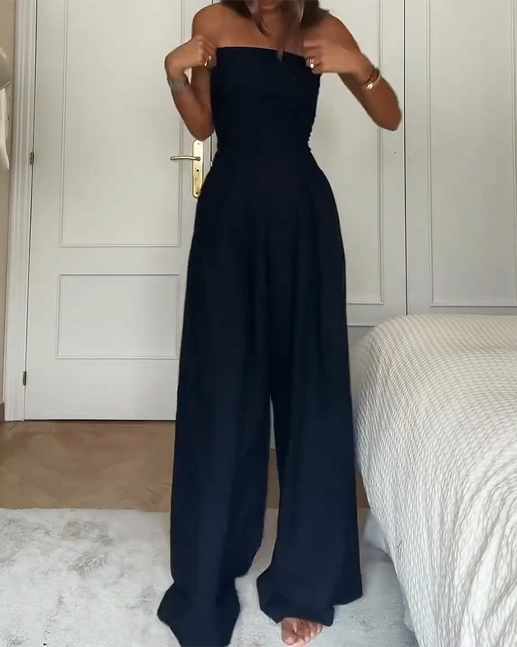 Céleste™ | Elegant Off-Shoulder Jumpsuit