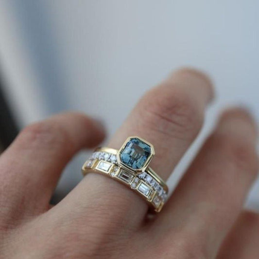 Xac - Ring with Blue Stone