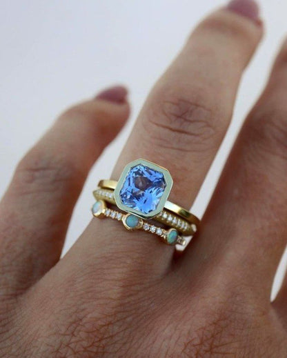 Xac - Ring with Blue Stone