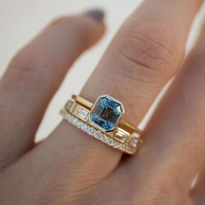 Xac - Ring with Blue Stone