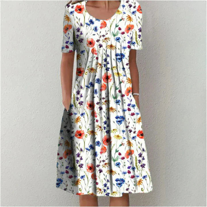 Valeriana | Elegant Cotton Dress