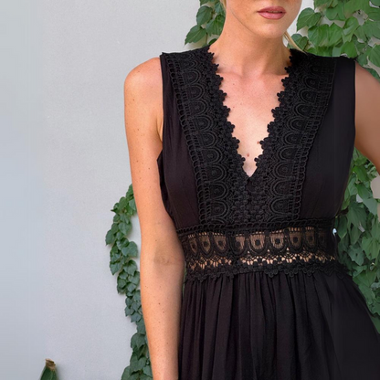 Sadie™ | Lace Camisole Dress with V-Neck