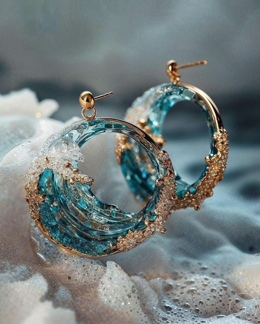 Stormy Sea Earrings
