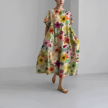 Amelia - Bohemian floral dress