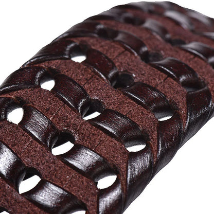 ALESSIO™ | MEN'S BRAIDED LEATHER BELT (VINTAGE)