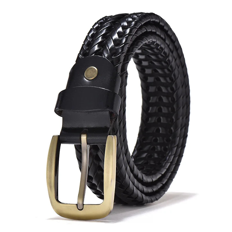 ALESSIO™ | MEN'S BRAIDED LEATHER BELT (VINTAGE)