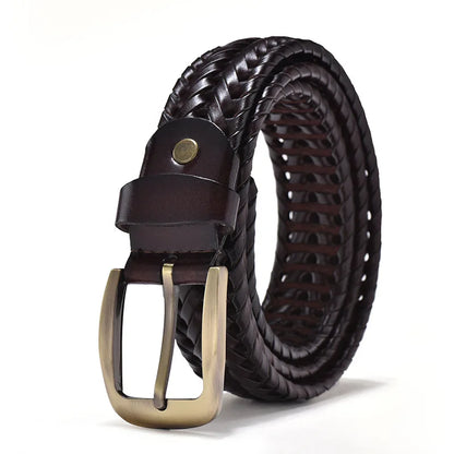 ALESSIO™ | MEN'S BRAIDED LEATHER BELT (VINTAGE)