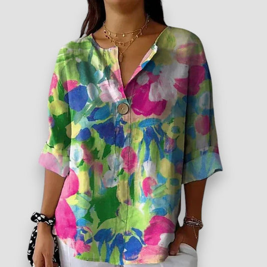 Elenora | Vintage Flower Blouse