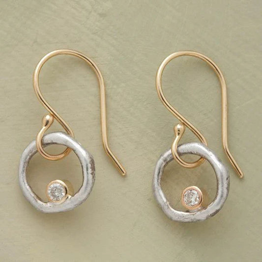 Vintage Gold and Silver Earrings